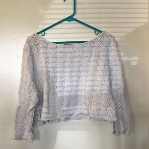 Brandy Melville Cropped Knit Sweater